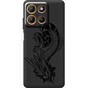 Чорний чохол BoxFace Motorola G17 Snake