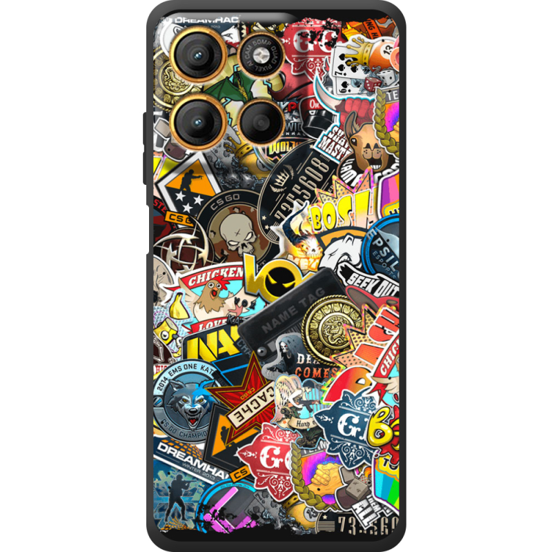 Чохол BoxFace Motorola G17 Power CS:Go Stickerbombing
