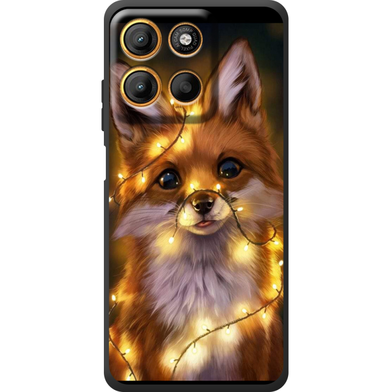 Чохол BoxFace Motorola G17 Power Різдвяна лисичка