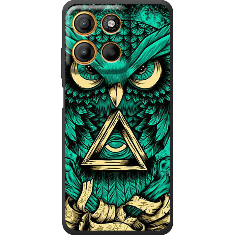 Чохол BoxFace Motorola G17 Power Masonic Owl