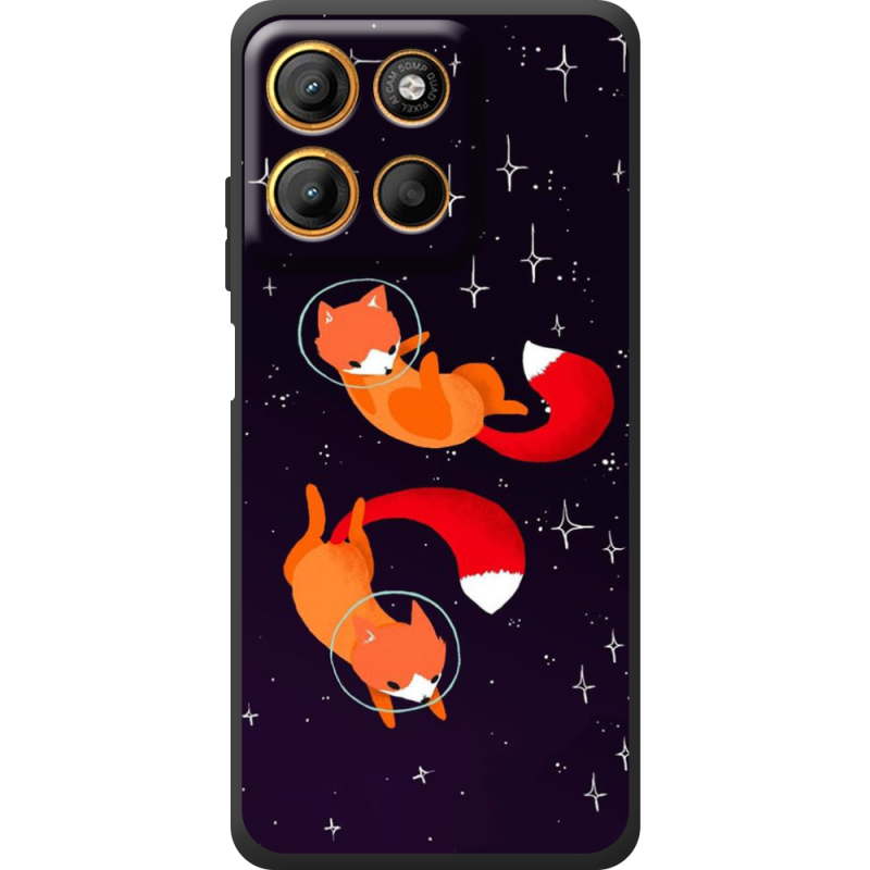 Чохол BoxFace Motorola G17 Power Fox-Astronauts