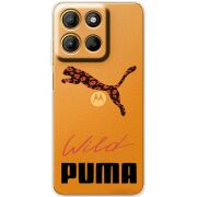 Прозорий чохол BoxFace Motorola G17 Power Wild Cat