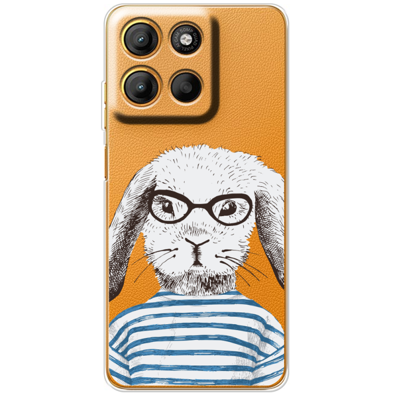 Прозорий чохол BoxFace Motorola G17 Power MR. Rabbit