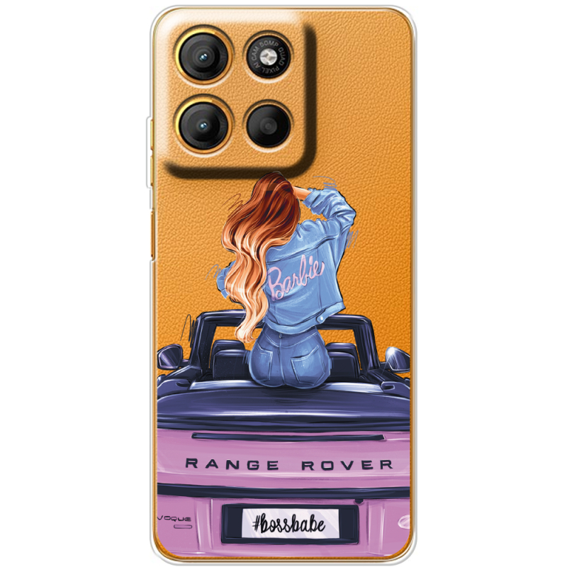 Прозорий чохол BoxFace Motorola G17 Power Boss Babe