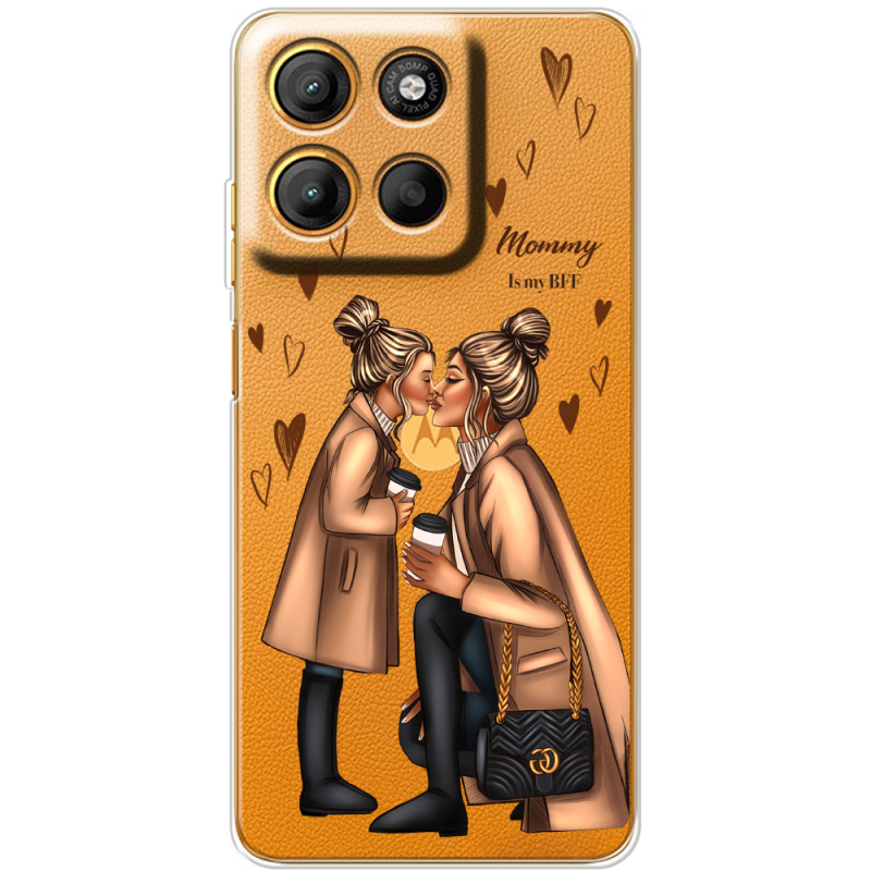 Прозорий чохол BoxFace Motorola G17 Power Mommy Is My BFF