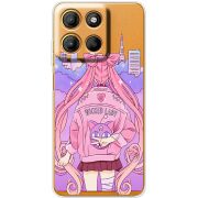 Прозорий чохол BoxFace Motorola G17 Power Wiked Lady