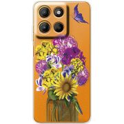 Прозорий чохол BoxFace Motorola G17 Power My Bouquet
