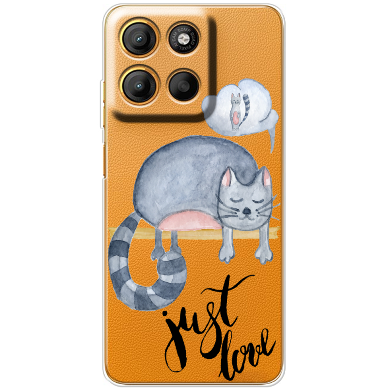 Прозорий чохол BoxFace Motorola G17 Power Just Love