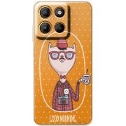 Прозорий чохол BoxFace Motorola G17 Power Good Morning