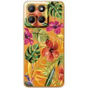Прозорий чохол BoxFace Motorola G17 Power Tropical Flowers