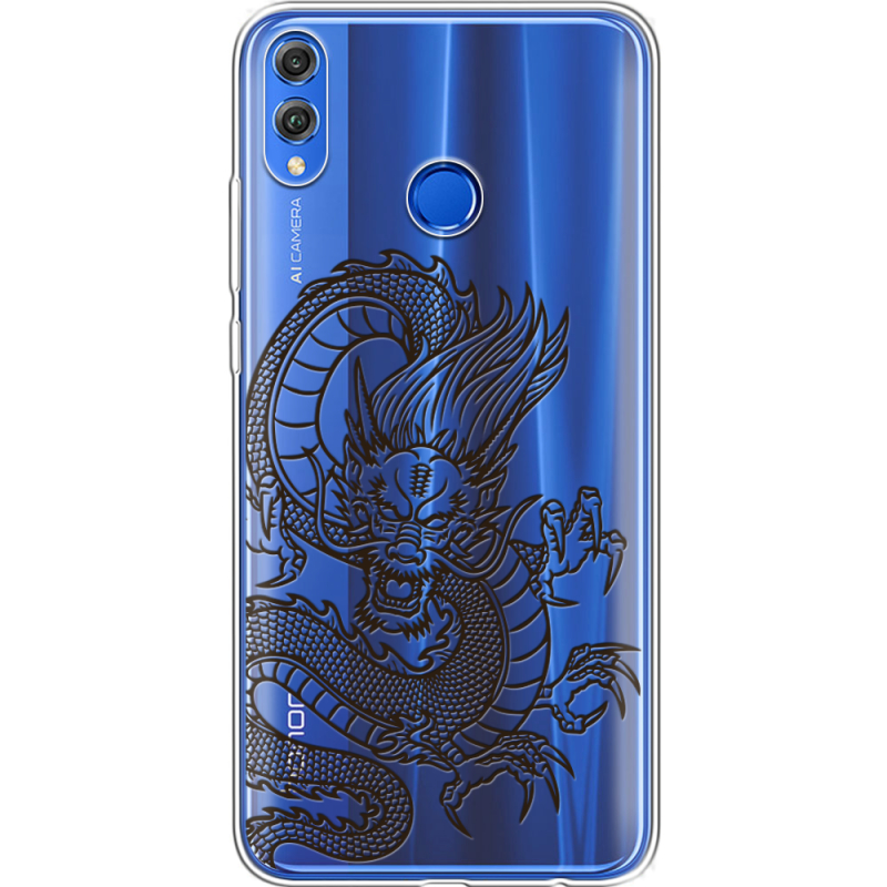 Прозрачный чехол Uprint Honor 8x Chinese Dragon