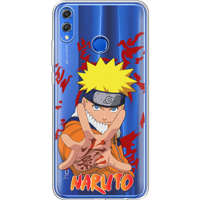 Прозрачный чехол Uprint Honor 8x Naruto