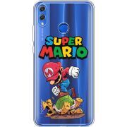 Прозрачный чехол Uprint Honor 8x Super Mario
