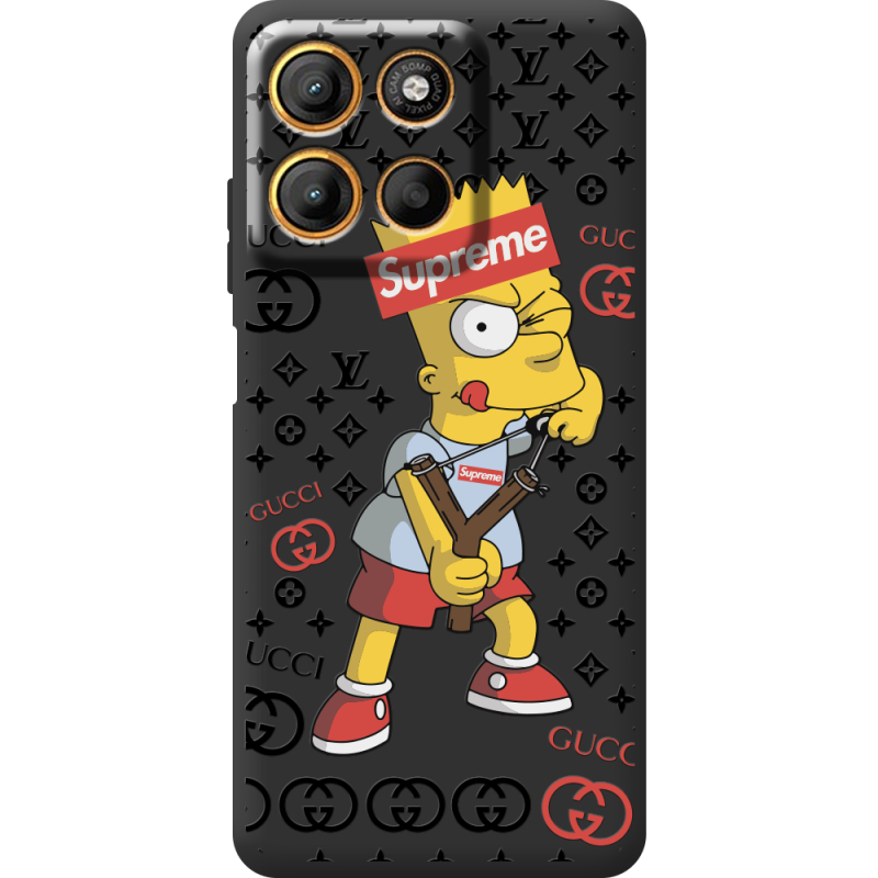 Чорний чохол BoxFace Motorola G17 Power Yellow Fun
