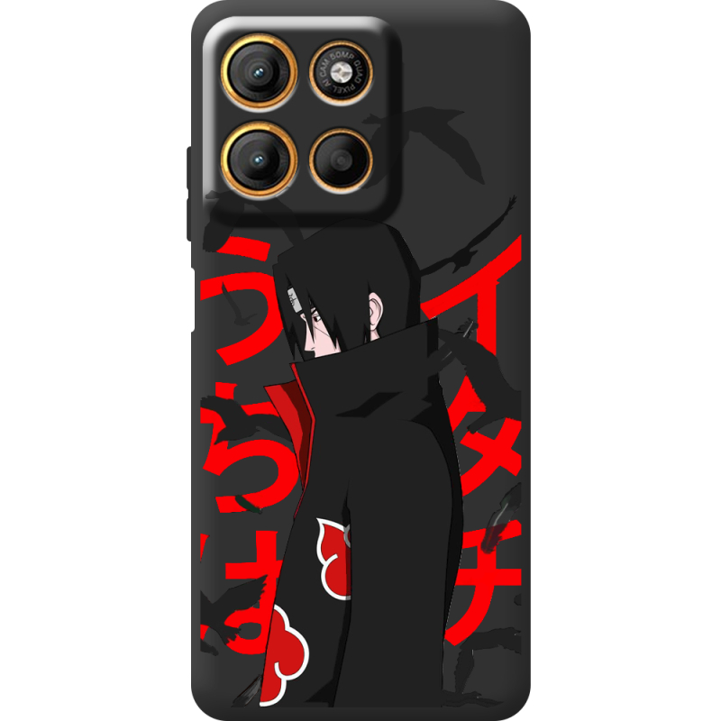 Чорний чохол BoxFace Motorola G17 Power Учиха Итачи