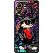 Чорний чохол BoxFace Motorola G17 Power Малий вухань