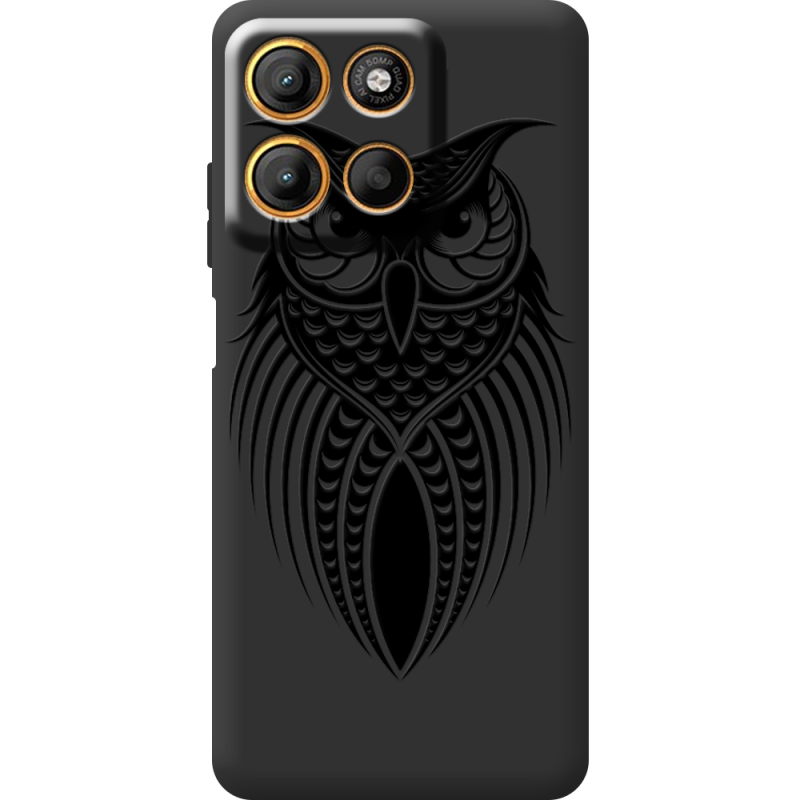 Чорний чохол BoxFace Motorola G17 Power Owl