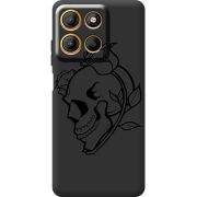 Чорний чохол BoxFace Motorola G17 Power Skull and Roses