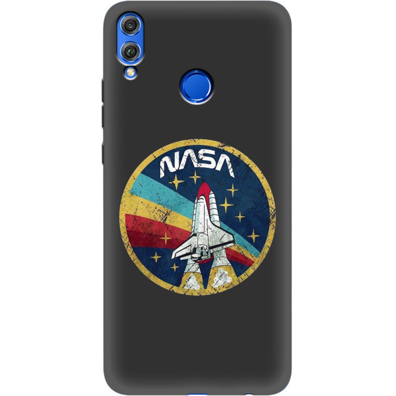 Черный чехол Uprint Honor 8x NASA