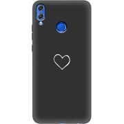 Черный чехол Uprint Honor 8x My Heart