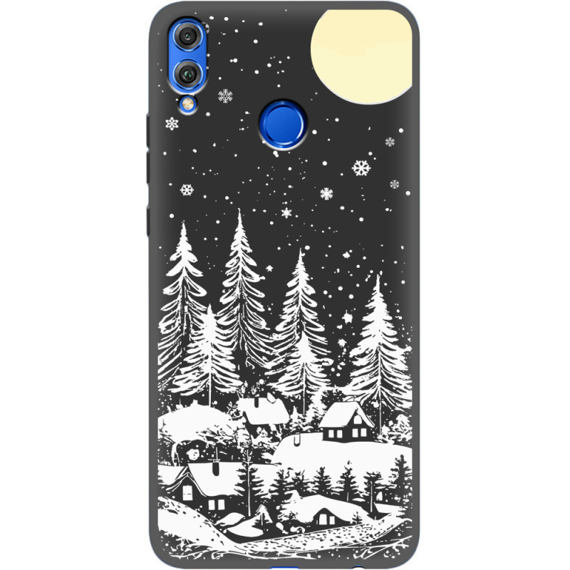 Черный чехол Uprint Honor 8x 