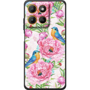 Чохол BoxFace Motorola Edge 60 Neo Birds and Flowers