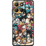 Чохол BoxFace Motorola Edge 60 Neo Anime Stickers