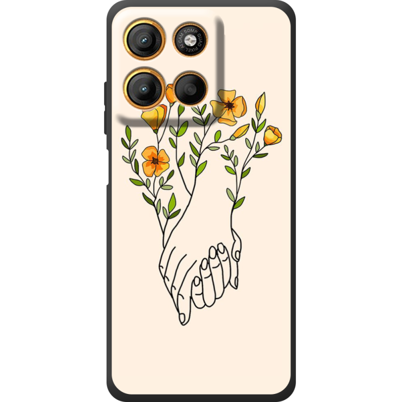 Чохол BoxFace Motorola Edge 60 Neo Flower Hands