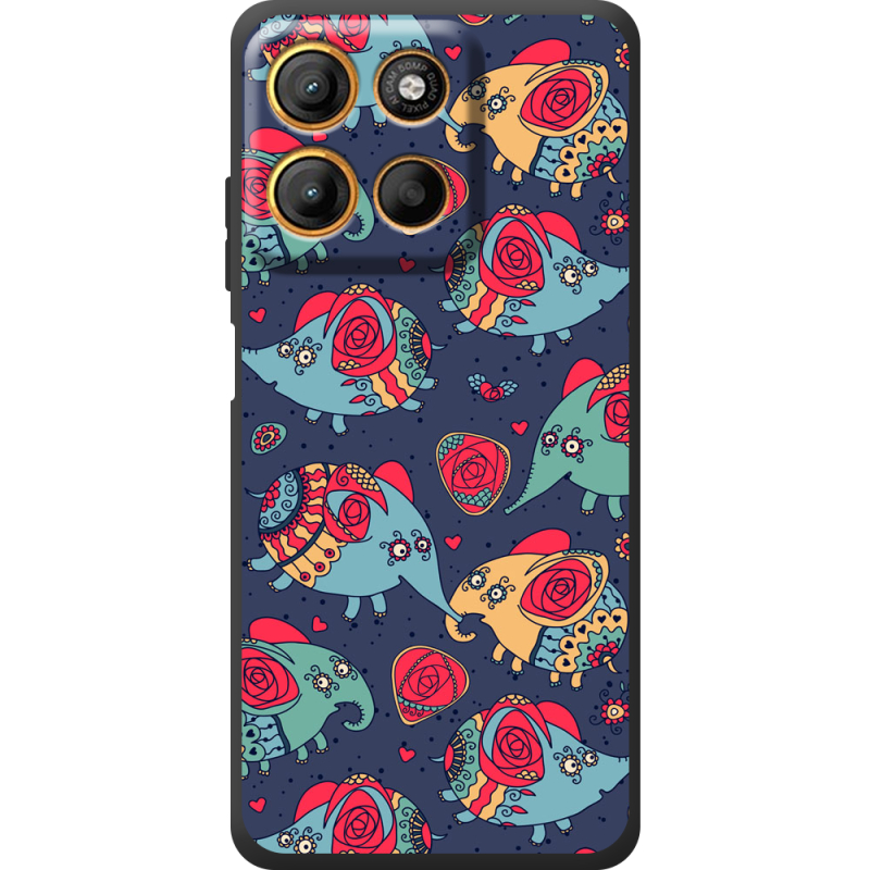 Чохол BoxFace Motorola Edge 60 Neo Flying Elephants