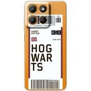 Прозорий чохол BoxFace Motorola Edge 60 Neo Ticket Hogwarts
