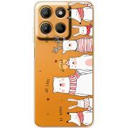 Прозорий чохол BoxFace Motorola Edge 60 Neo The Friendly Beasts