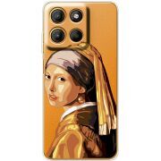 Прозорий чохол BoxFace Motorola Edge 60 Neo Девушка с жемчужной серёжкой