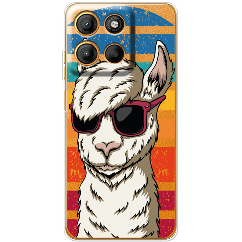 Прозорий чохол BoxFace Motorola Edge 60 Neo Стильна Лама