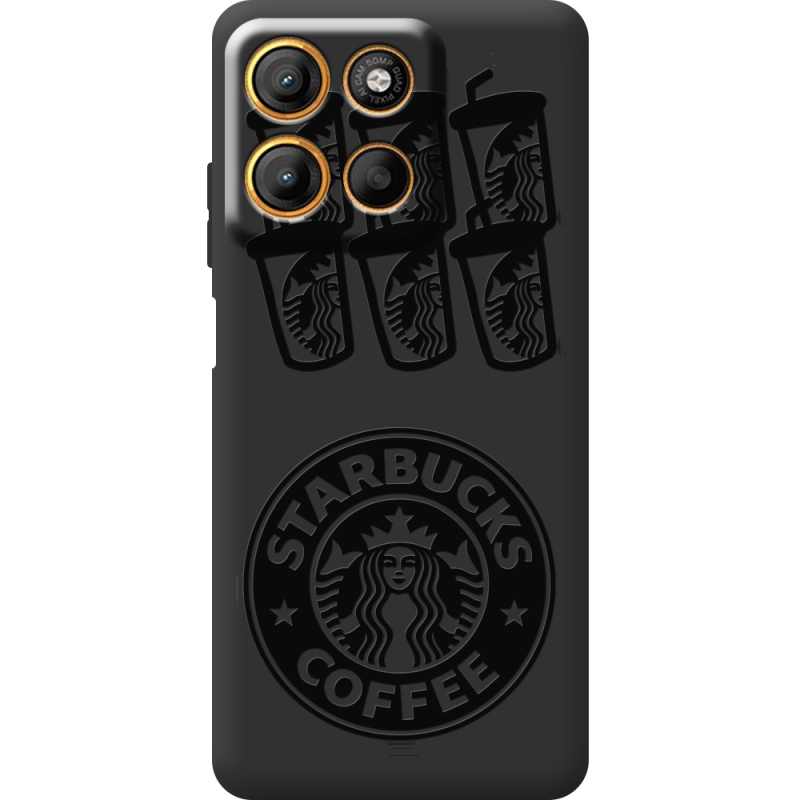 Чорний чохол BoxFace Motorola Edge 60 Neo Black Coffee