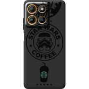Чорний чохол BoxFace Motorola Edge 60 Neo Dark Coffee