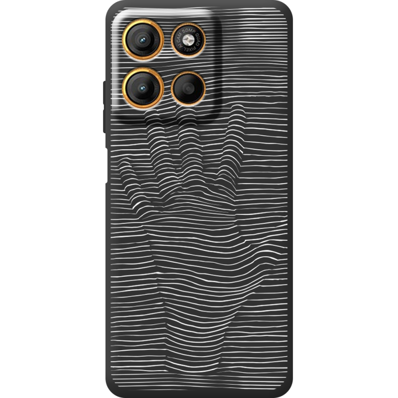 Чорний чохол BoxFace Motorola Edge 60 Neo Optical Hand