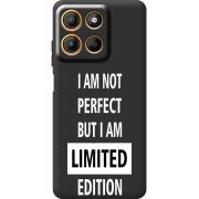 Чорний чохол BoxFace Motorola Edge 60 Neo Limited Edition