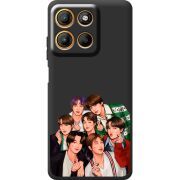 Чорний чохол BoxFace Motorola Edge 60 Neo BTS