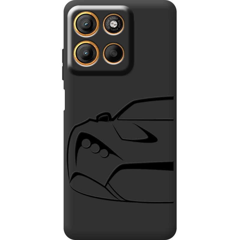 Чорний чохол BoxFace Motorola Edge 60 Neo Sportcar