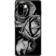 Чохол BoxFace OnePlus 15R Black and White Roses