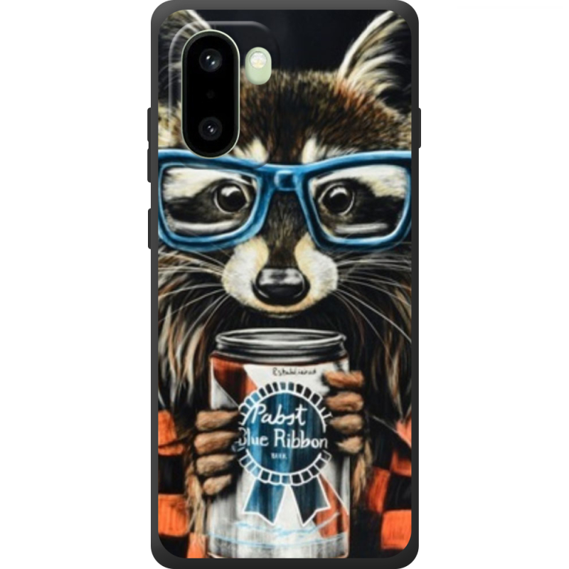 Чохол BoxFace OnePlus 15R Енот с банкой