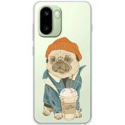 Прозорий чохол BoxFace OnePlus 15R Dog Coffeeman