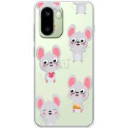 Прозорий чохол BoxFace OnePlus 15R с 3D-глазками Mouse