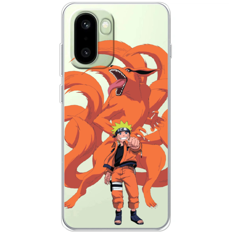 Прозорий чохол BoxFace OnePlus 15R Naruto and Kurama