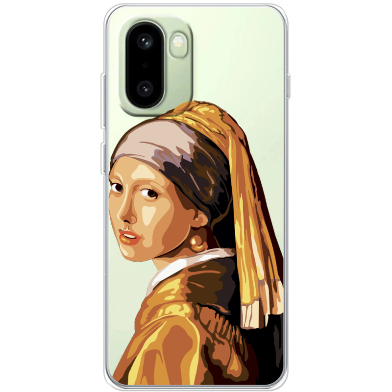 Прозорий чохол BoxFace OnePlus 15R Девушка с жемчужной серёжкой