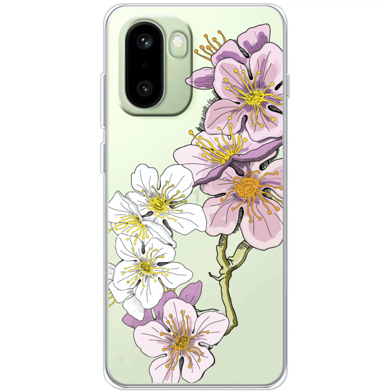 Прозорий чохол BoxFace OnePlus 15R Cherry Blossom