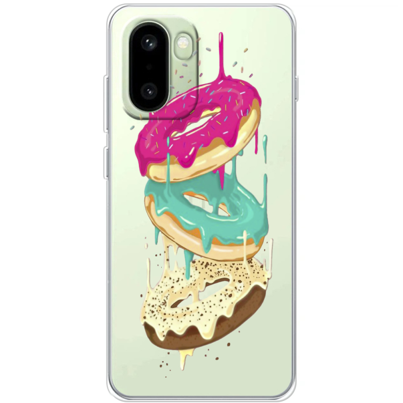 Прозорий чохол BoxFace OnePlus 15R Donuts