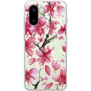 Прозорий чохол BoxFace OnePlus 15R Pink Magnolia