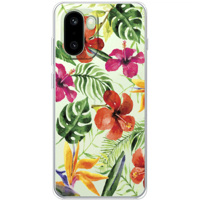 Прозорий чохол BoxFace OnePlus 15R Tropical Flowers