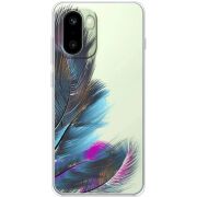 Прозорий чохол BoxFace OnePlus 15R Feathers